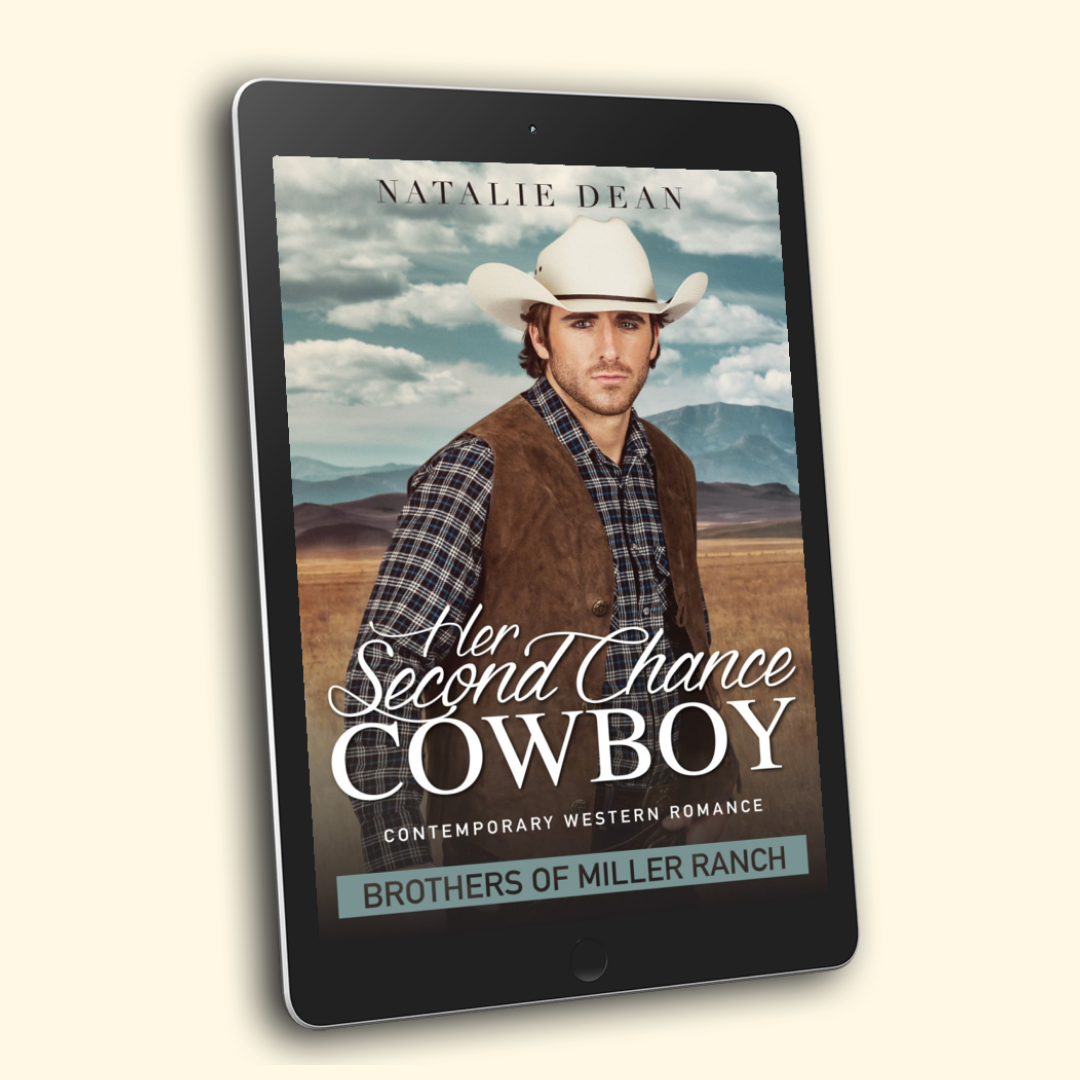 Her Second Chance Cowboy Brothers of Miller Ranch Book 1 by Natalie Dean Sweet contemporary western romance