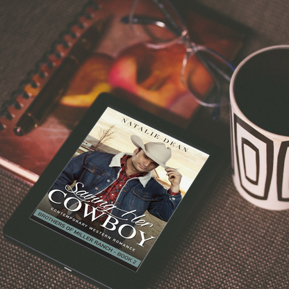 Saving Her Cowboy Brothers of Miller Ranch Book 2 by Natalie Dean Sweet contemporary western romance