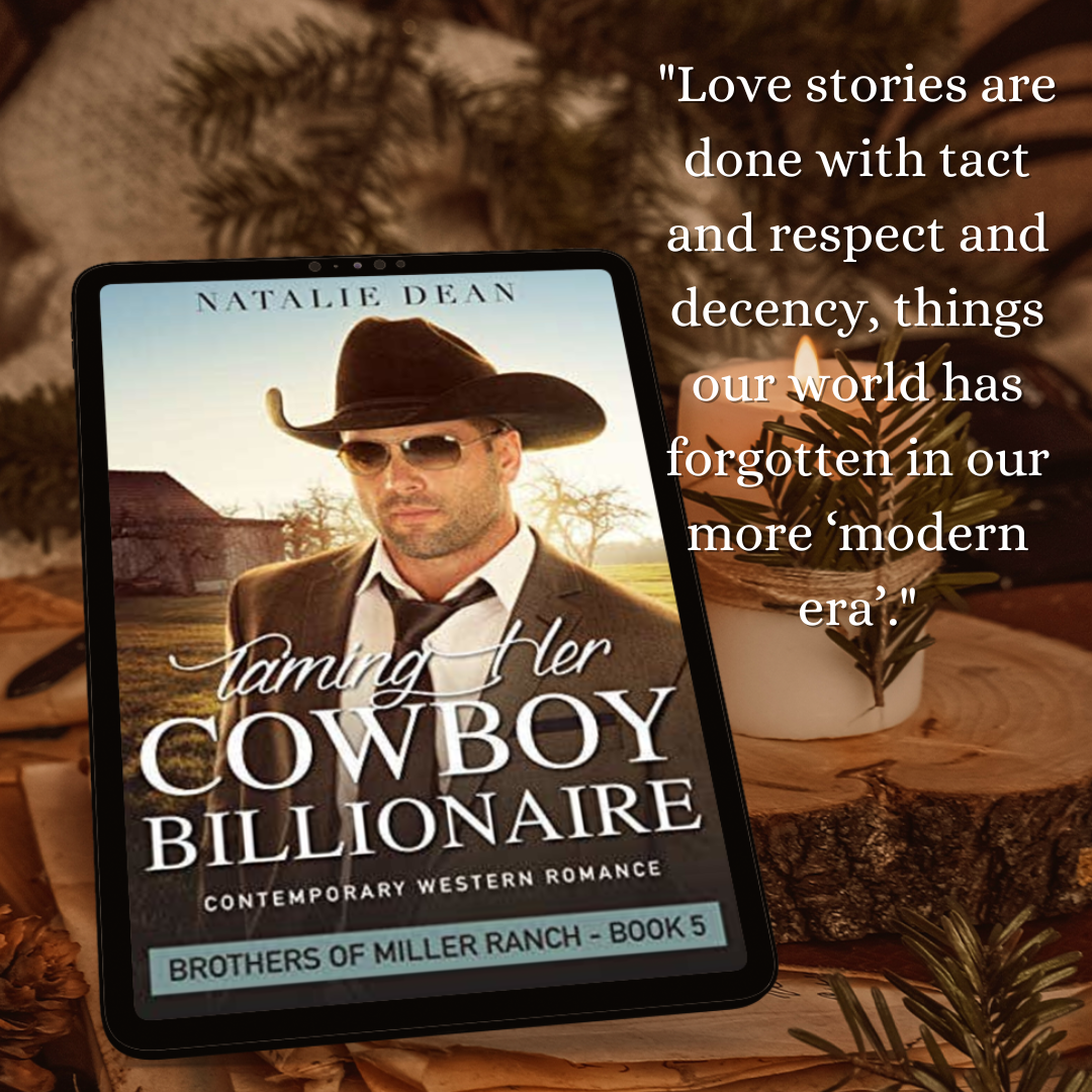 Taming Her Cowboy Billionaire Brothers of Miller Ranch Book 5 by Natalie Dean sweet contemporary western romance