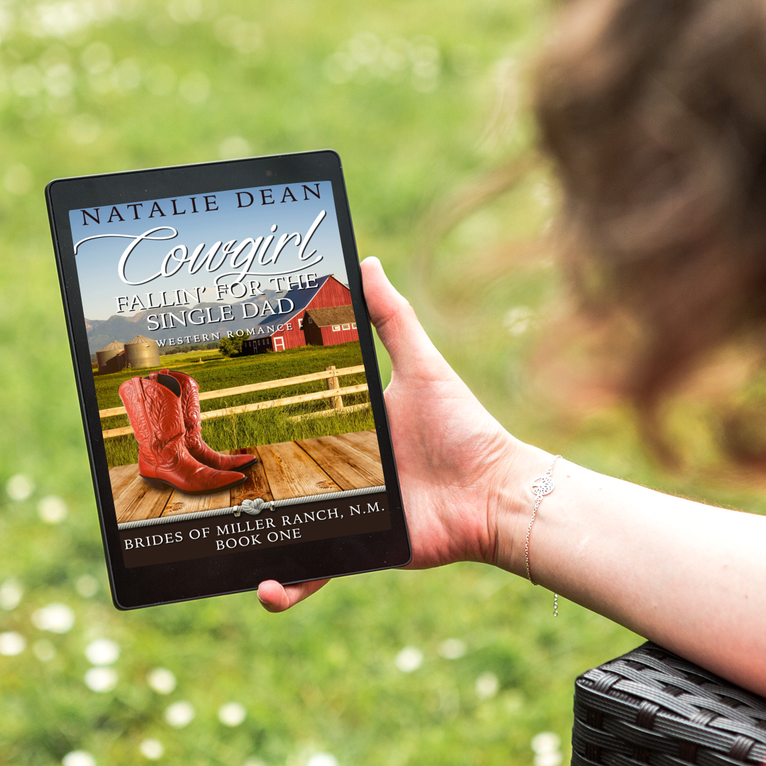 Cowgirl Fallin' for the Single Dad Brides of Miller Ranch, N.M. Book 1 by Natalie Dean contemporary western romance