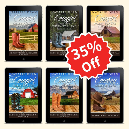 Brides of Miller Ranch ebook bundle sweet contemporary western romance by Natalie Dean