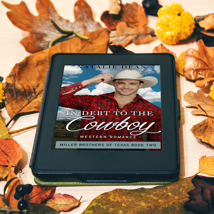 In Debt to the Cowboy Miller Brothers of Texas Book Two by Natalie Dean contemporary western romance