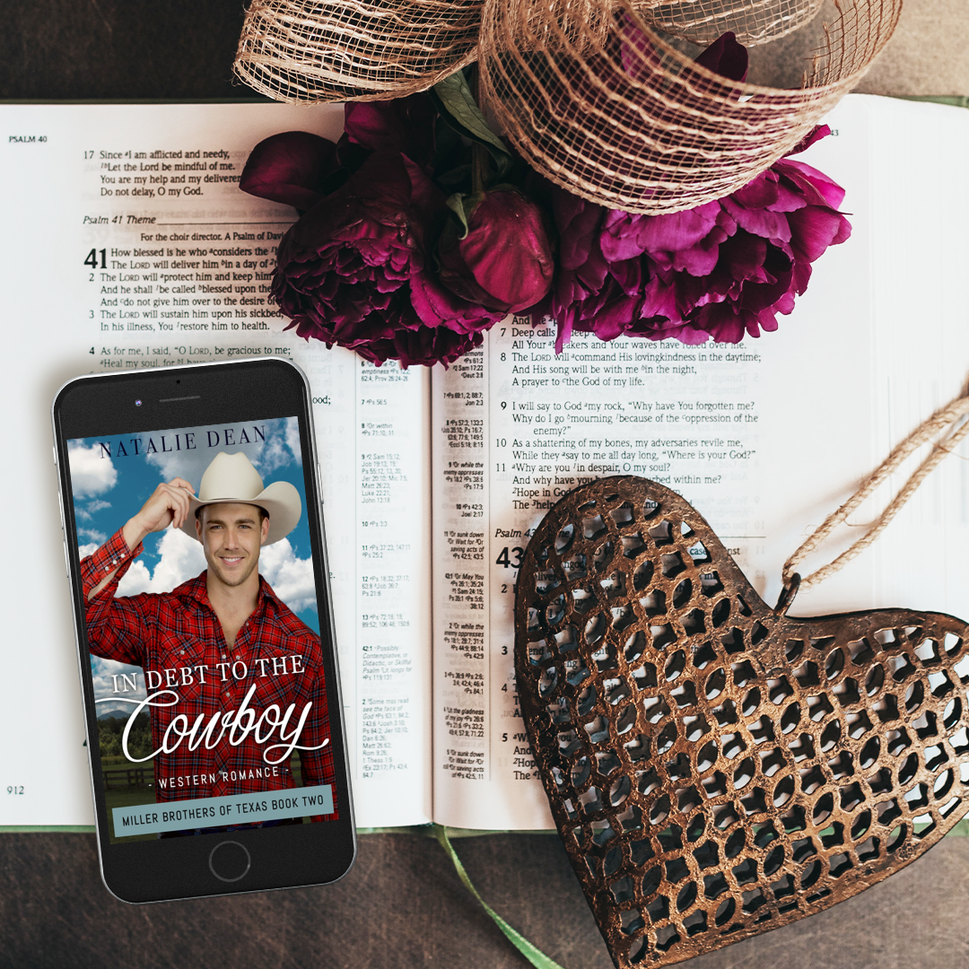 In Debt to the Cowboy Miller Brothers of Texas Book Two by Natalie Dean contemporary western romance